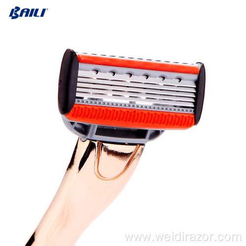 gold mens razor blade making machine baili shaver